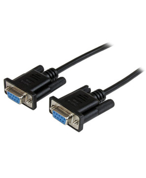 Buy StarTech 1m Black DB9 RS232 Serial Null Modem Cable SCNM9FF1MBK Female to Female