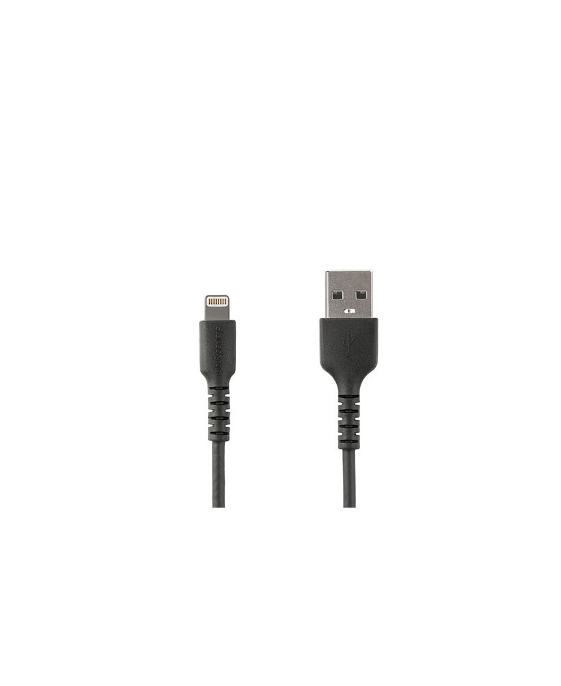 Buy StarTech 1m Durable Black USB-A to Lightning Cable RUSBLTMM1MB for Apple MFi Certified iPad/iPhone 12