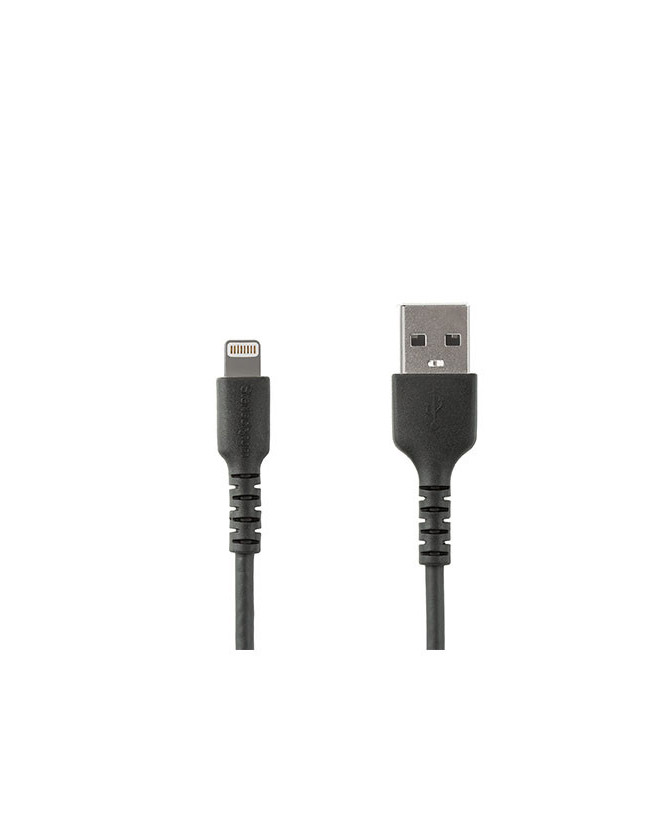 Buy StarTech 1m Durable Black USB-A to Lightning Cable RUSBLTMM1MB for Apple MFi Certified iPad/iPhone 12