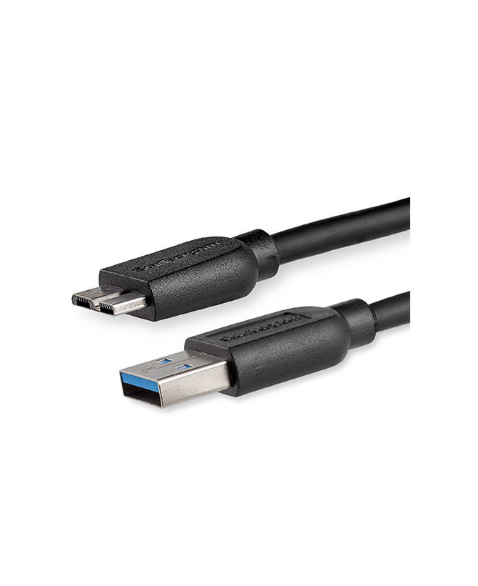 Buy StarTech 2m Slim Micro USB 3.0 Cable USB3AUB2MS - Male to Male