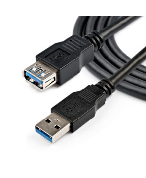 Buy Startech 2m Black SuperSpeed USB 3.0 Extension Cable A to A USB3SEXT2MBK 