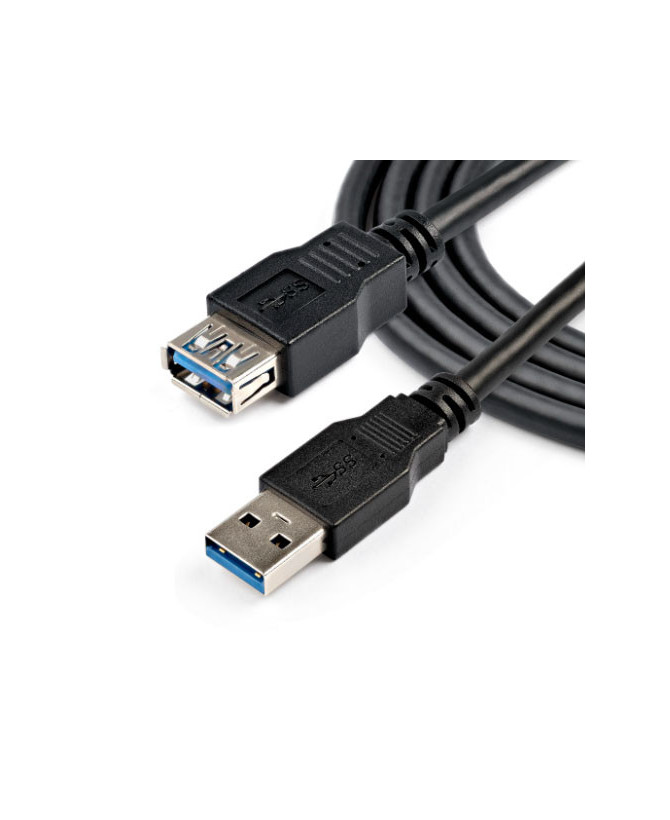 Buy Startech 2m Black SuperSpeed USB 3.0 Extension Cable A to A USB3SEXT2MBK 