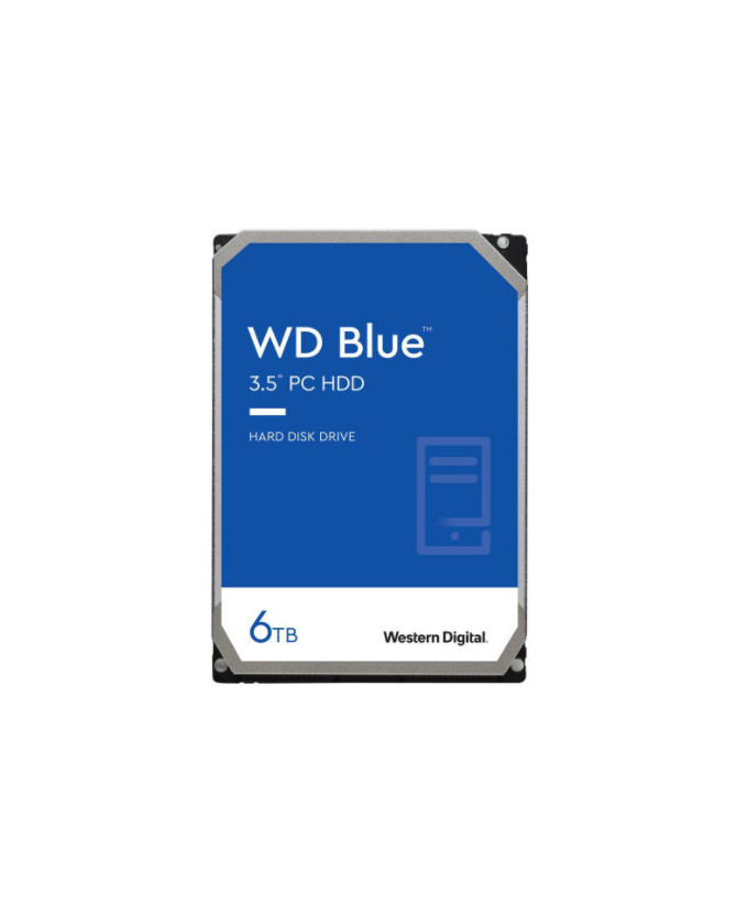 Western Digital WD Blue 6TB 256MB Cache 3.5 SATA 6Gbs PC Desktop Hard Drive WD60EZAZ