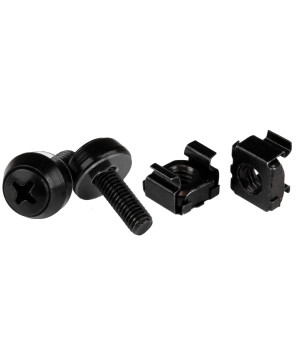 Buy StarTech 50-Pack M5 x 12mm Screws and Cage Nuts CABSCREWM5B in Black