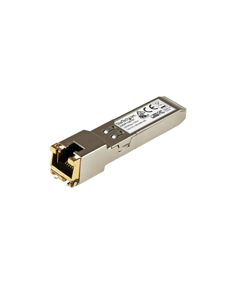 Buy StarTech SFP Module - 1000BASE-T RJ45 Copper Transceiver EXSFP1GETST Juniper EX-SFP-1GE-T compatible