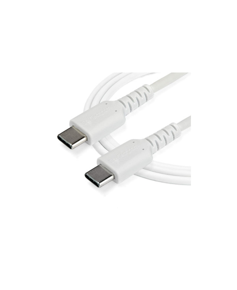 Buy Startech 2m Durable Fast Charge USB C Charging Cable in White RUSB2CC2MW