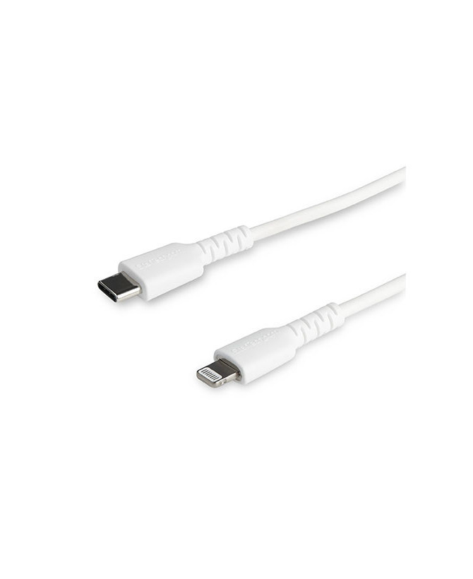 Buy StarTech 1m Durable White USB-C to Lightning Cable RUSBCLTMM1MW - White