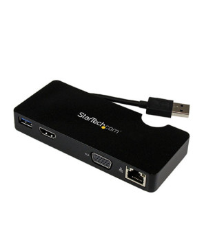 Buy StarTech Travel Docking Station USB3SMDOCKHV for Laptops - HDMI or VGA - USB 3.0