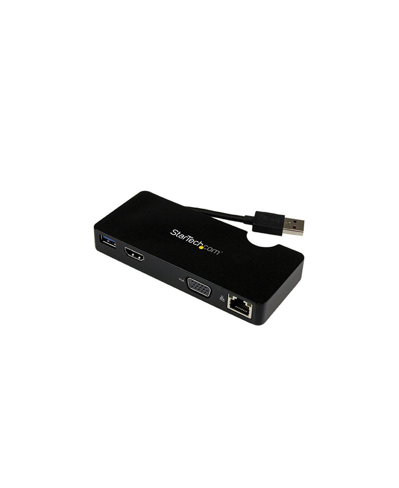 Buy StarTech Travel Docking Station USB3SMDOCKHV for Laptops - HDMI or VGA - USB 3.0