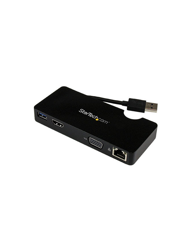 Buy StarTech Travel Docking Station USB3SMDOCKHV for Laptops - HDMI or VGA - USB 3.0