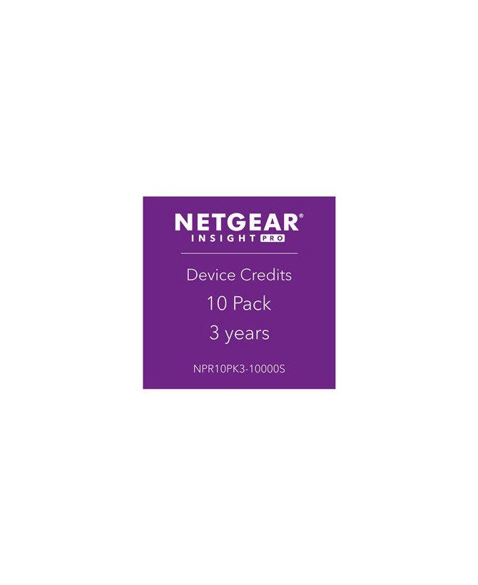 Buy NetGear Insight Pro 10-Pack Devices Credit 3-Years NPR10PK3-10000S