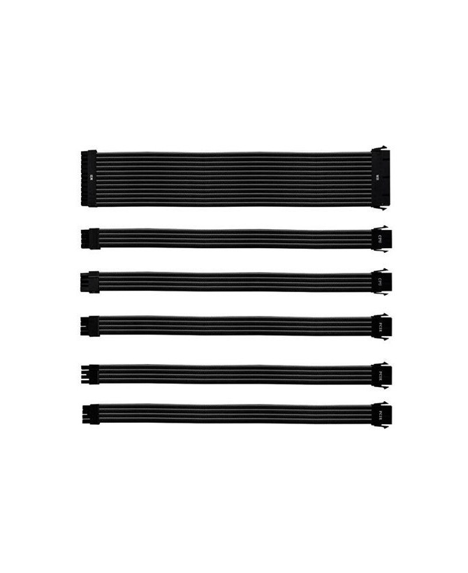 Buy Cooler Master 30cm Blacked Sleeved Extension Cable Kit V2 CMA-NEST16XXBK1-GL