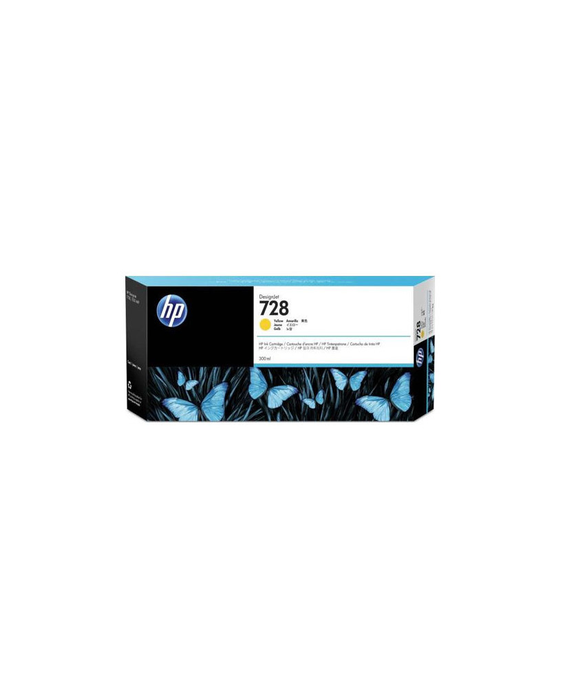 Buy HP 728 300-ml Yellow DesignJet Ink Cartridge F9K15A For DesignJet T730 & T830 Printers