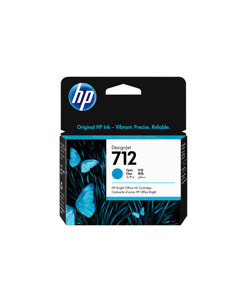 Buy HP 712 29ml Cyan DesignJet Ink Cartridge 3ED67A for HP DesignJet T650, T630, T230, T210 & Studio Plotter Printers