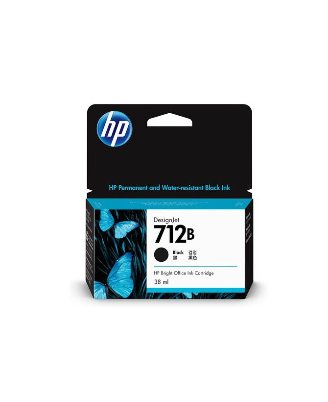 Buy HP 712B 38-ml Black DesignJet Ink Cartridge 3ED28A for HP DesignJet T210, T230, T250, T630, T650 Printer Series