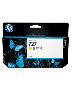 Buy HP 727 130-ml Yellow DesignJet Ink Cartridge B3P21A for HP Designjet T1500, T2500, T920, T930 and T2530 Series Printers