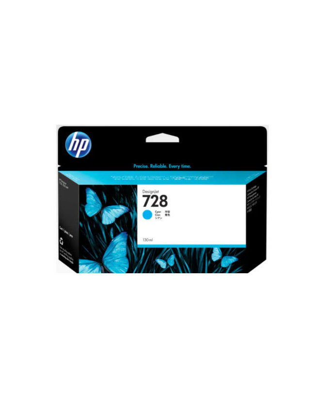 Buy HP 728 130-ml Cyan DesignJet Ink Cartridge F9J67A