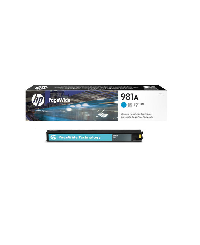 Buy HP 981A Cyan Original PageWide Cartridge J3M68A