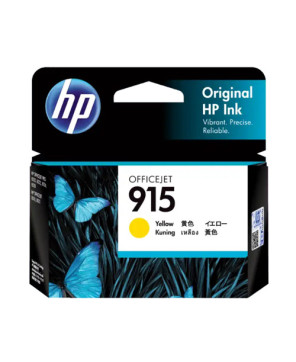 HP 915 Yellow Original Ink Cartridge 3YM17AA for HP OfficeJet 8010, 8020 and 8030 All-in-One Printer Series