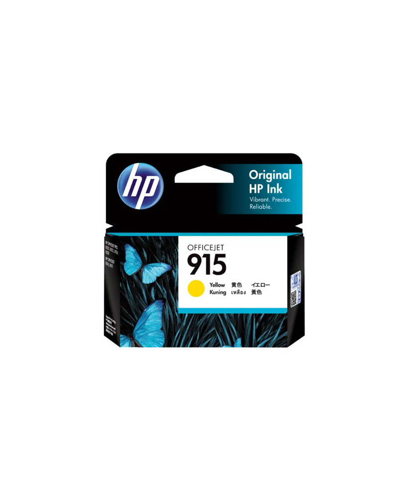 HP 915 Yellow Original Ink Cartridge 3YM17AA for HP OfficeJet 8010, 8020 and 8030 All-in-One Printer Series