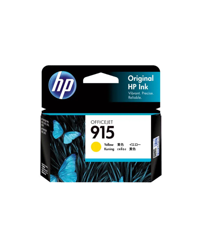 HP 915 Yellow Original Ink Cartridge 3YM17AA for HP OfficeJet 8010, 8020 and 8030 All-in-One Printer Series