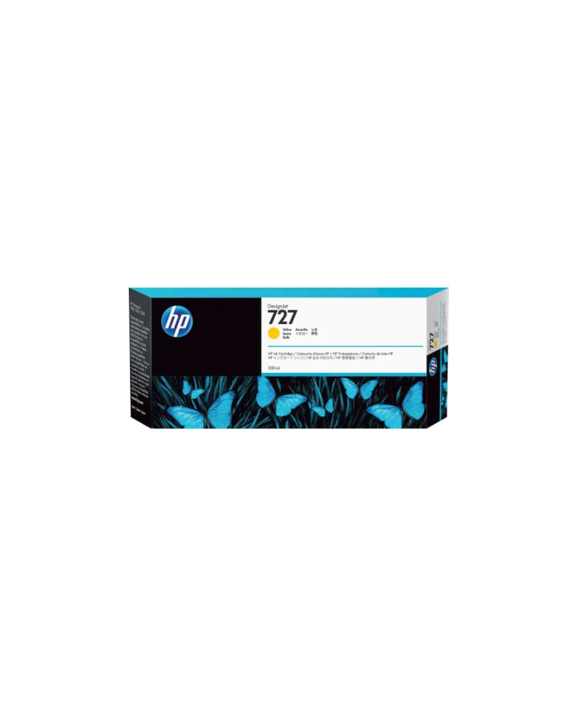 Buy HP 727 300-ml Yellow DesignJet Ink Cartridge F9J78A