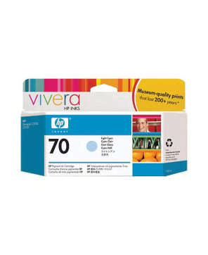 Buy HP 70 130-ml Light Cyan DesignJet Ink Cartridge C9390A