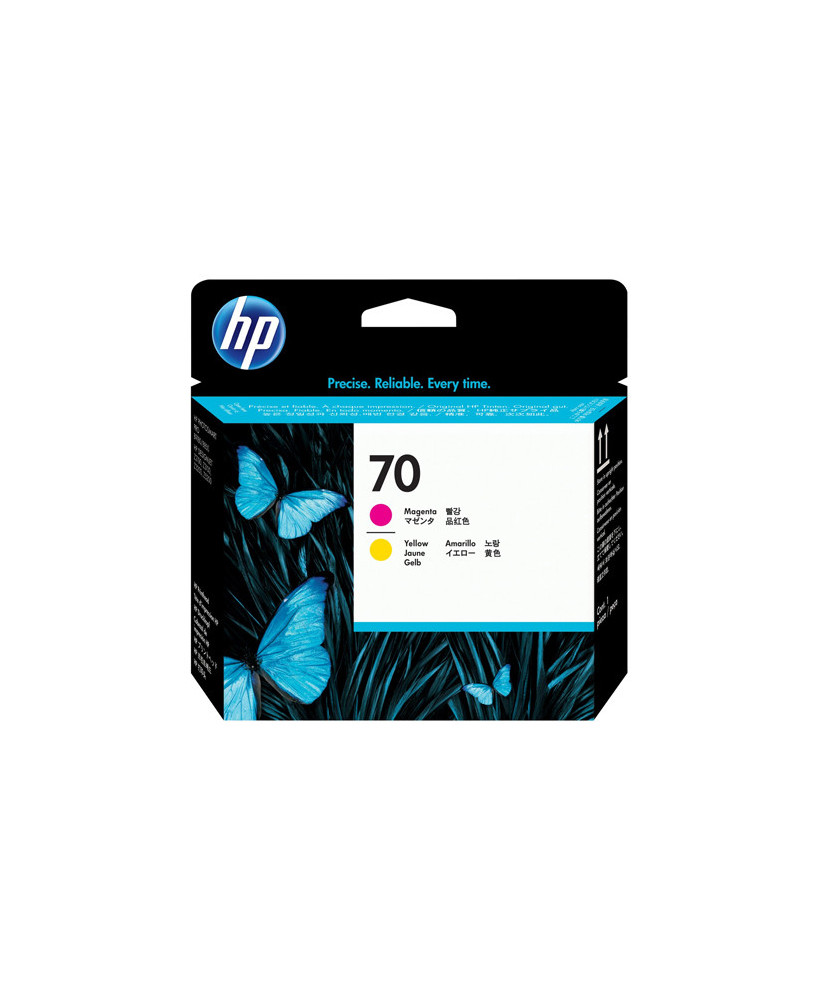 Buy HP 70 Magenta and Yellow DesignJet Printhead C9406A for HP DesignJet Z2100, Z3100 and Z3200 Photo Printer Series