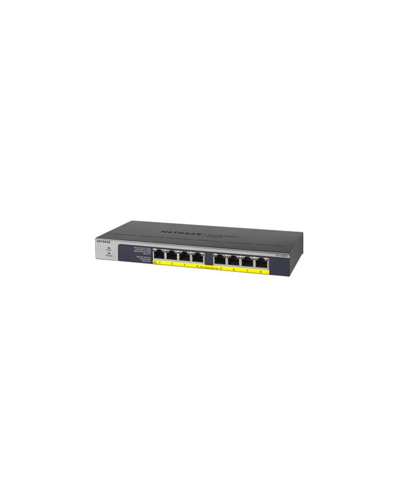 Buy NetGear 8-Port ProSafe Gigabit Unmanaged Switch GS108PP-100AJS with Power Over Ethernet