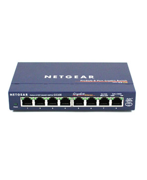 Buy Netgear GS108 Prosafe 8 Port 10/100/1000Mbps Gigabit Unmanaged Switch GS108AU 