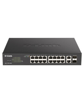 Buy D-Link 18-Port Gigabit Smart Managed PoE Switch with 16 PoE and 2 Combo RJ45/SFP Ports 130W PoE Budget DGS-1100-18PV2