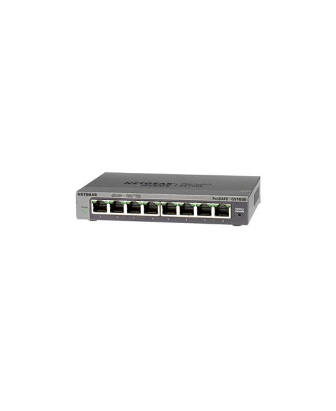 Buy Netgear Prosafe Plus GS108E 8-Port Gigabit Switch GS108E-300AUS