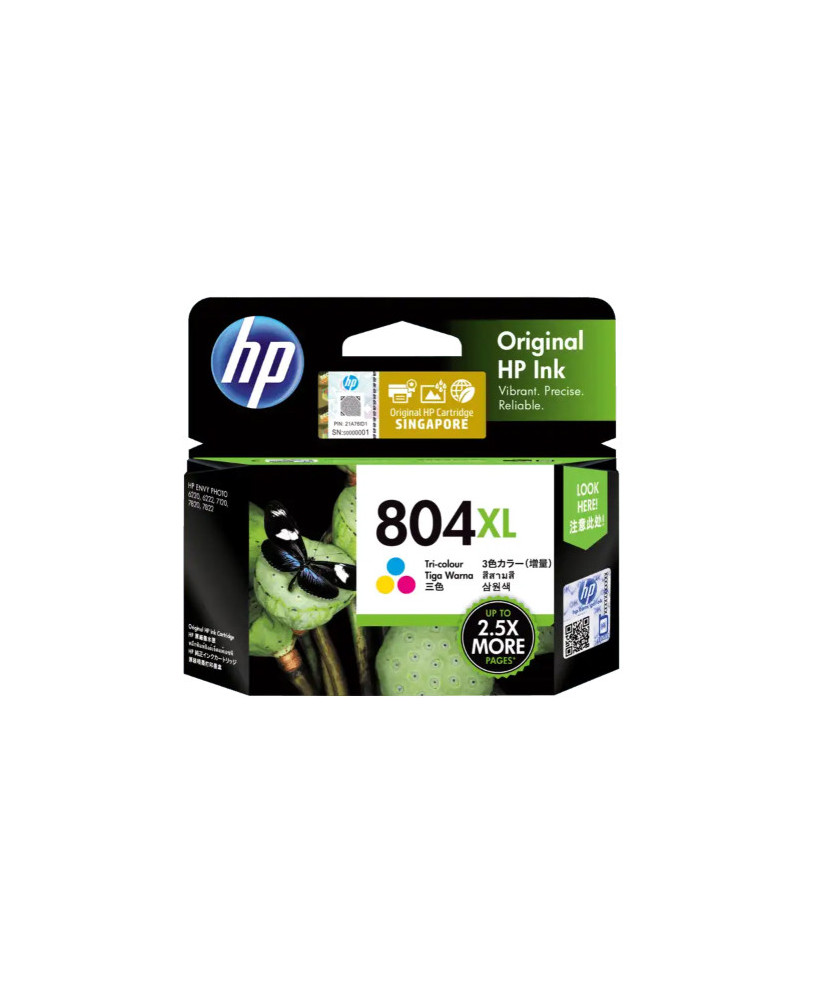 Buy HP 804XL High Yield Tri-color Original Ink Cartridge T6N11AA