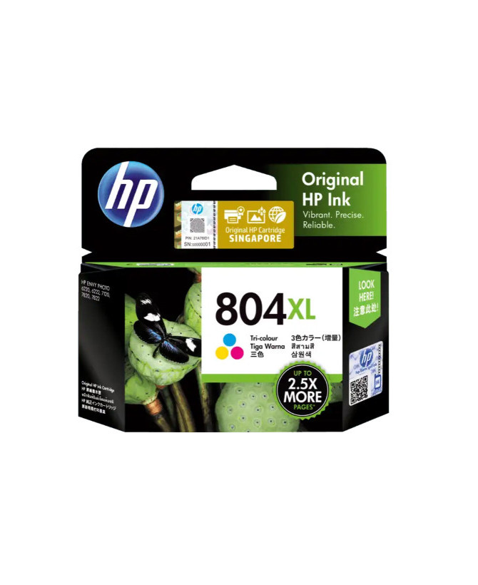 Buy HP 804XL High Yield Tri-color Original Ink Cartridge T6N11AA