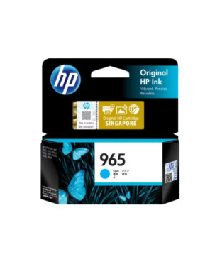 Buy HP 965 Cyan Original Ink Cartridge 3JA77AA