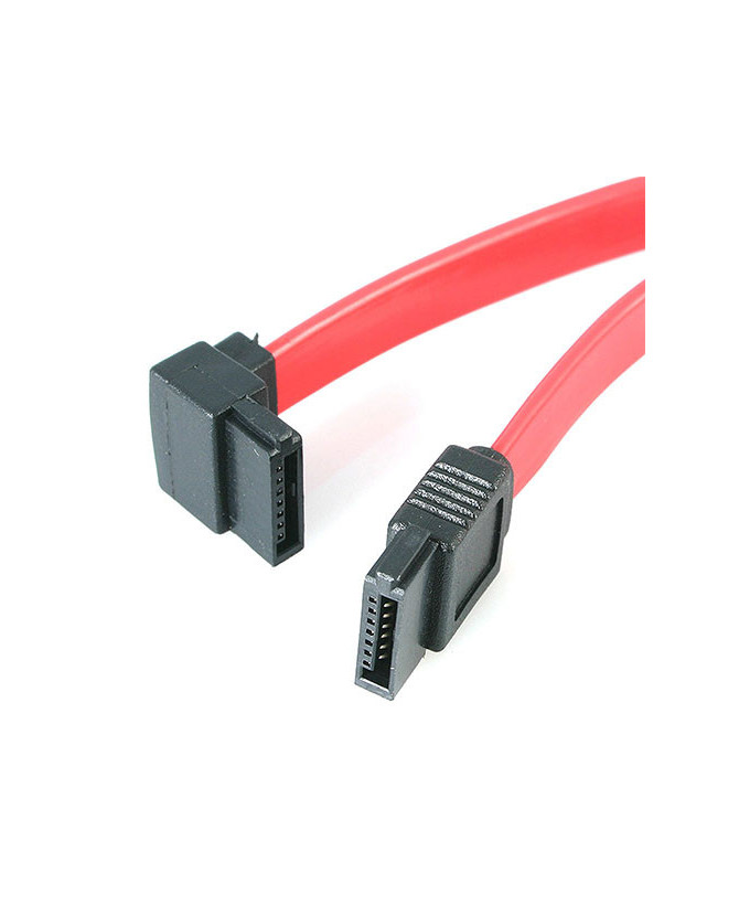 Buy StarTech 12in SATA to Left Angle SATA Serial ATA Cable SATA12LA1