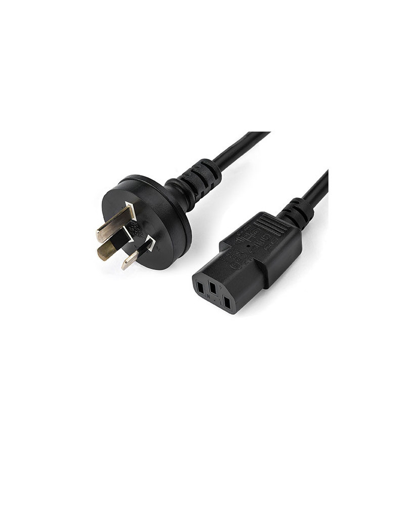 Buy StarTech 2m AS/NZS 3112 to C13 Power Supply Cord PXTA1012M