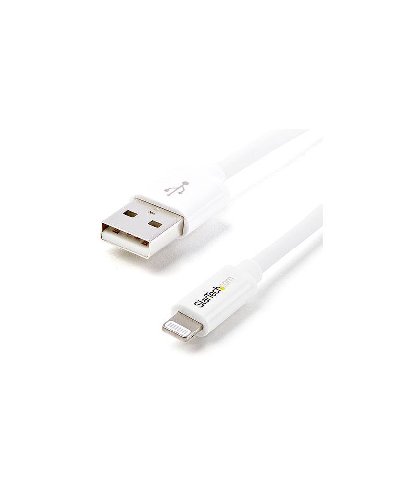 Buy StarTech 2m Apple MFi Certified USB to Lightning Cable USBLT2MW - White