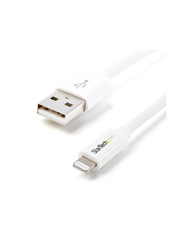 Buy StarTech 2m Apple MFi Certified USB to Lightning Cable USBLT2MW - White