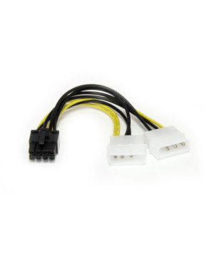 Buy Startech 15cm LP4 to 8 Pin PCIe Video Card Power Cable Adapter LP4PCIEX8ADP