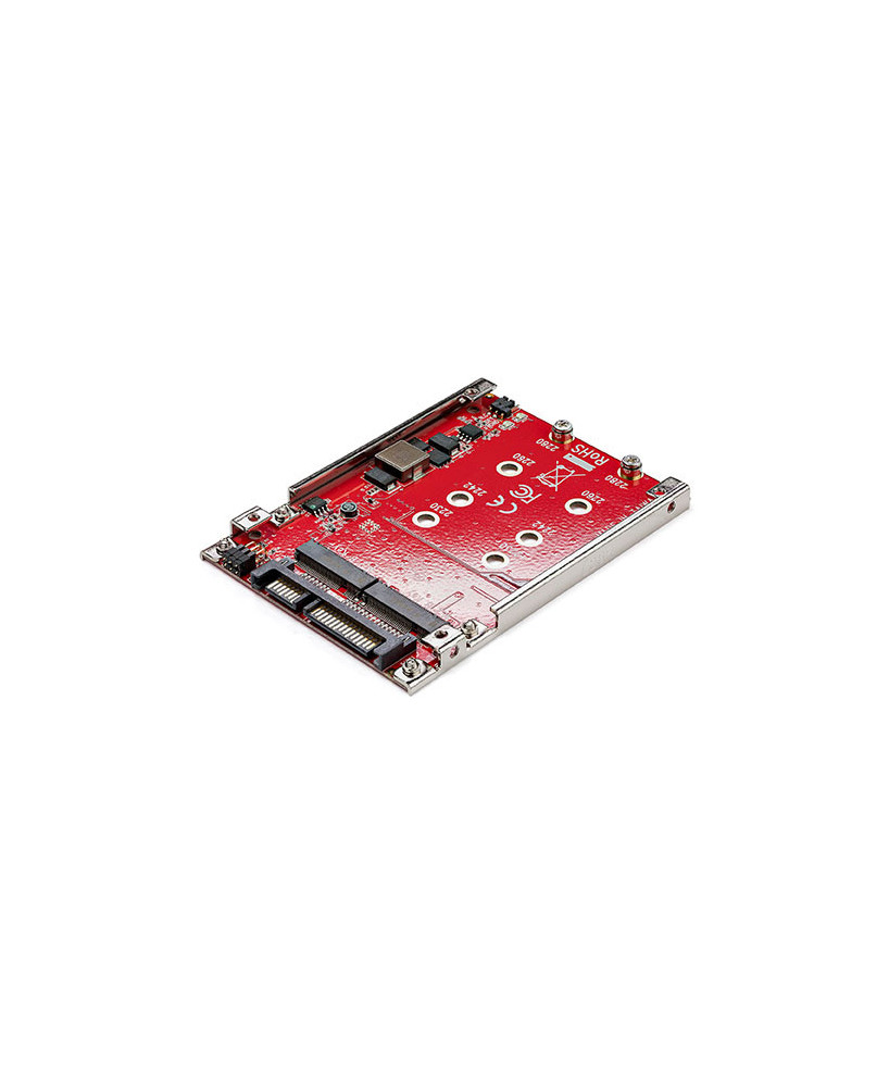 Buy StarTech Dual-Slot M.2 Drive to SATA Adapter for 2.5" Drive Bay S322M225R - RAID