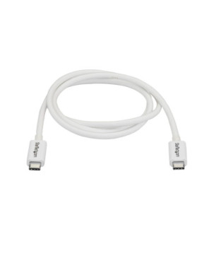 Buy Startech 1m 20GBps Thunderbolt 3 Cable in White TBLT3MM1MW