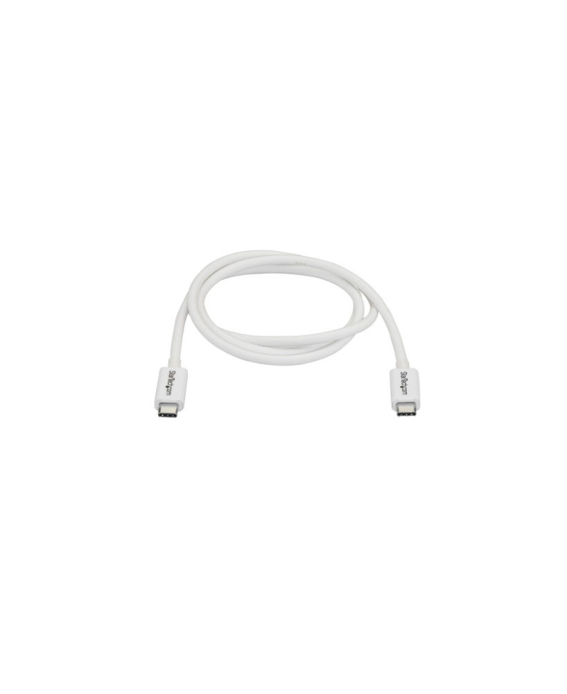 Buy Startech 1m 20GBps Thunderbolt 3 Cable in White TBLT3MM1MW