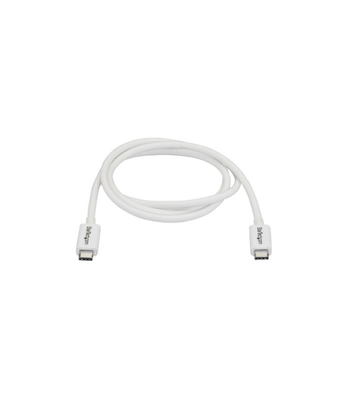 Buy Startech 1m 20GBps Thunderbolt 3 Cable in White TBLT3MM1MW