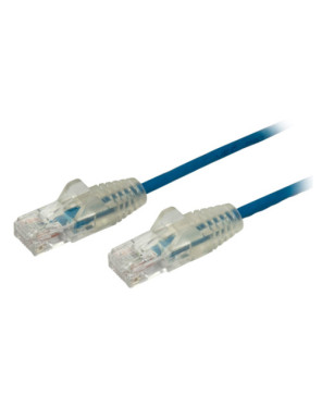 Buy StarTech 1.5m Cat6 Slim Ethernet Snagless RJ45 Connector Patch Cable N6PAT150CMBLS in Blue