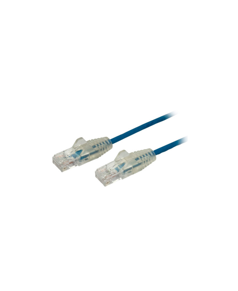 Buy StarTech 1.5m Cat6 Slim Ethernet Snagless RJ45 Connector Patch Cable N6PAT150CMBLS in Blue