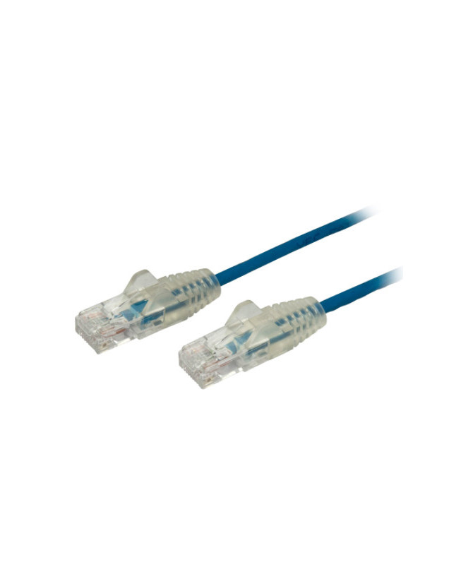 Buy StarTech 1.5m Cat6 Slim Ethernet Snagless RJ45 Connector Patch Cable N6PAT150CMBLS in Blue