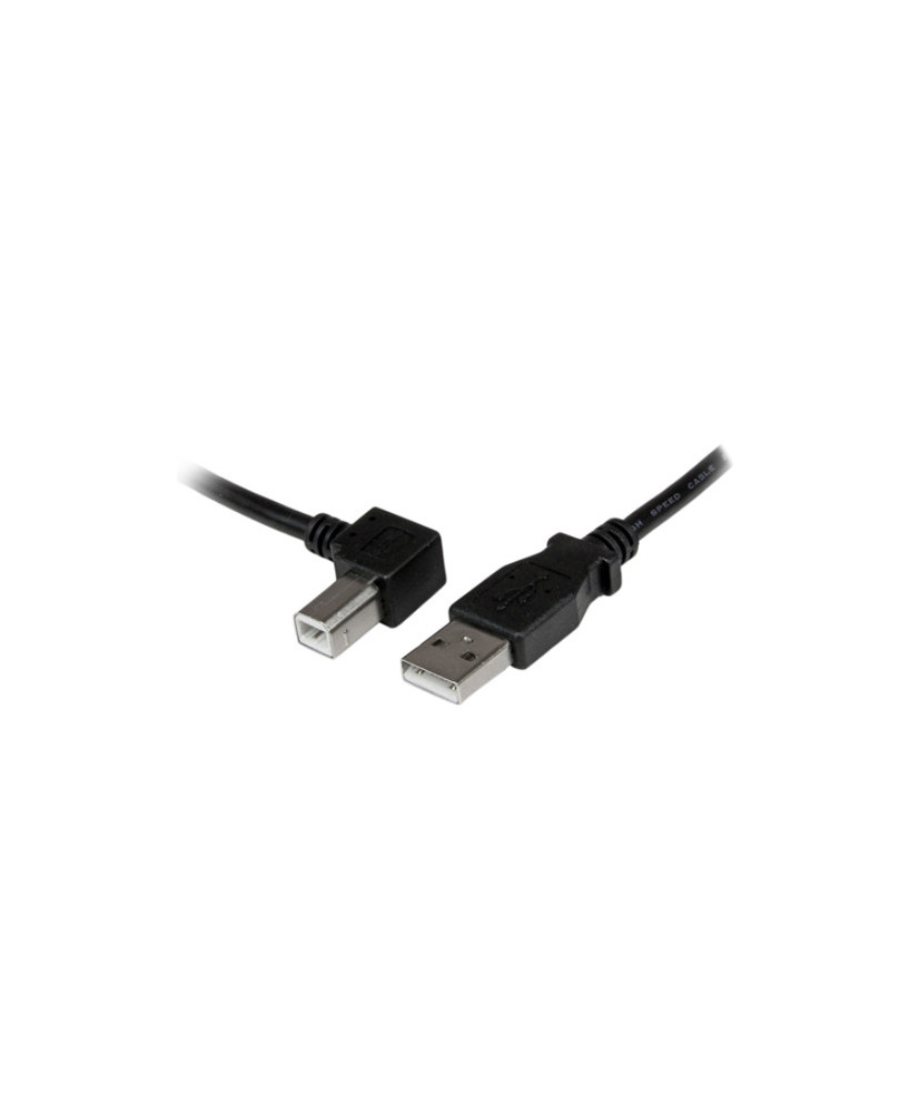 Buy StarTech 1m USB 2.0 A to Left Angle B Cable Male to Male USBAB1ML