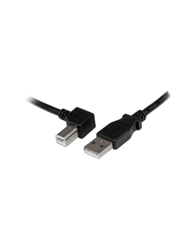 Buy StarTech 1m USB 2.0 A to Left Angle B Cable Male to Male USBAB1ML