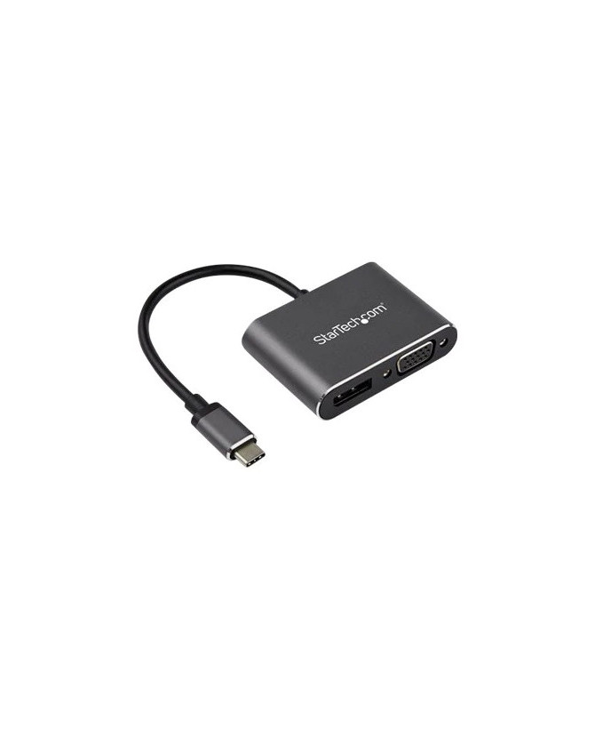 Buy StarTech USB-C to 4K 60Hz DisplayPort 1.2 or 1080p VGA Multiport Video Adapter CDP2DPVGA